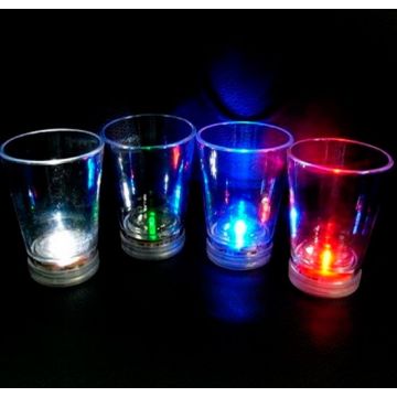  Led li shot tekila, votka bardağı, altılı set.